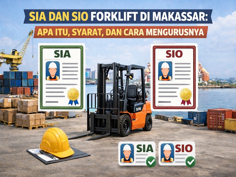 SIA dan SIO Forklift di Makassar: Apa Itu, Syarat, dan Cara Mengurusnya